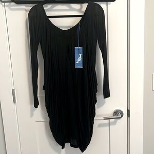 Layered black dress/tunic from J&L Paris
